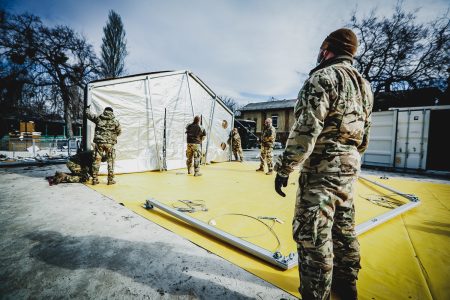 Vásárhelyi katonák is építették a tábori kórházat