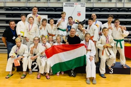 15 arannyal a legjobb csapat lett Hód Judo SE különítménye Horvátországban