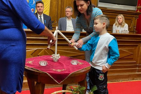 Boldog karácsonyt kívántak segítőiknek és támogatóiknak az ukrán menekültek
