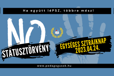 Pedagógusok Szakszervezete: A kormány mézesmadzagjáról leolvadt a méz