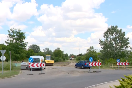 Megkezdődött az elkerülő építése a Tóth malom utca folytatásaként