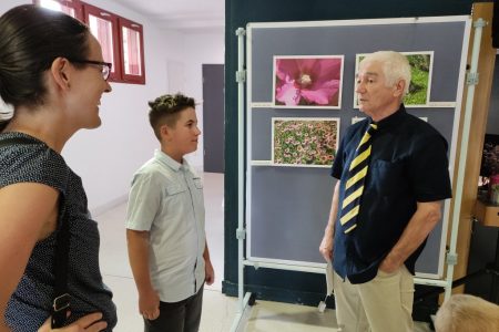 A legnagyobb forróságban exponálták a vásárhelyi diákok a jéghegy most látható csúcsait