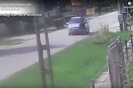 Az aprópénz miatt ütötte el a kerékpárost – videóval