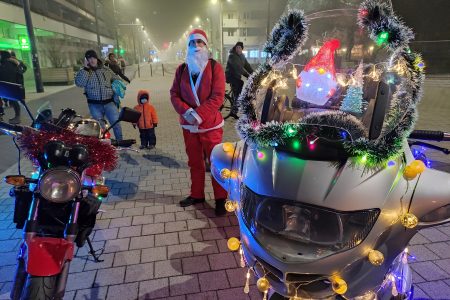 Végiggördült Vásárhelyen a Mikulás motoros felvonulás – képgalériával