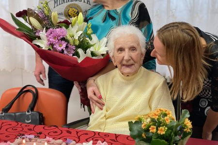 100 éves születésnapost köszöntöttek a Kovács-Küryben