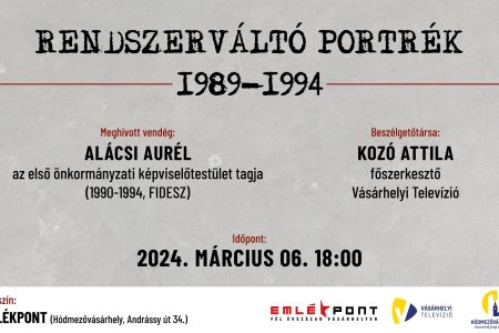 Rendszerváltó portrék – beszélgetések az Emlékpontban