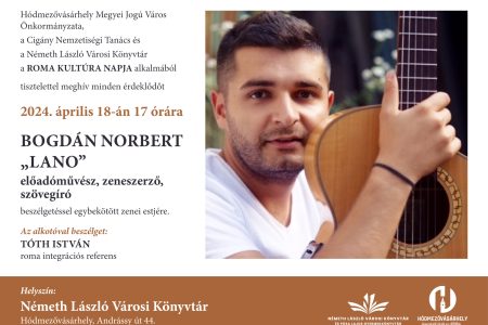 Zenés est a roma kultúra napja alkalmából a könyvtárban