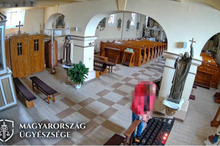Kifosztotta a templomi perselyt a fifikás tolvaj