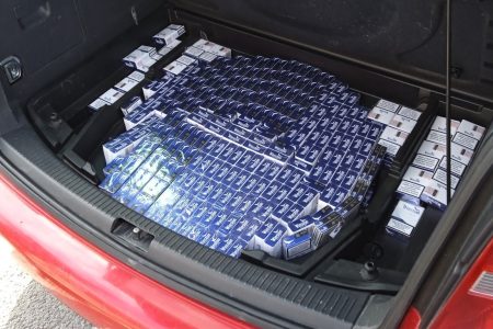 1024 doboz cigivel bukott meg a szerb sofőr Ásotthalomnál