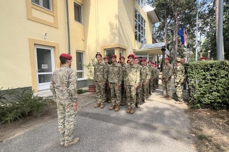 Megjöttek a gólyák a honvéd középiskolába
