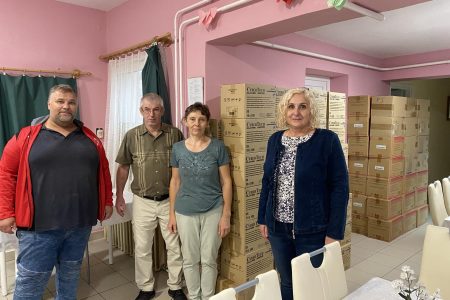 Másfél milliós adomány érkezett a mindszenti idősek otthonába