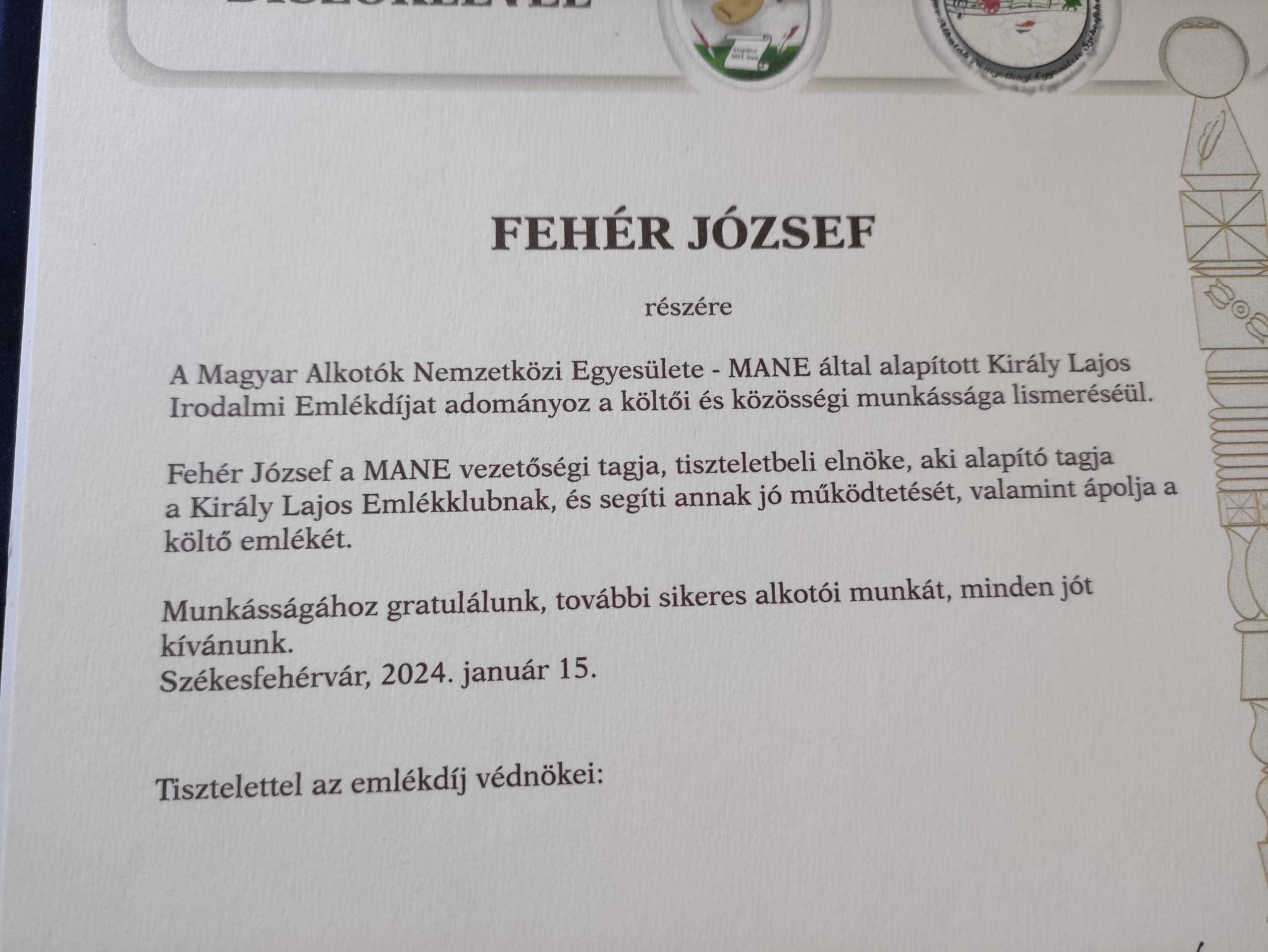 Fehér József író, költő (12)