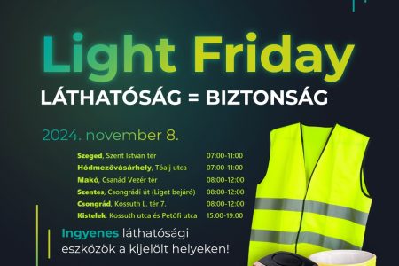 Vásárhelyen is osztanak láthatósági mellényeket, prizmákat, villogókat