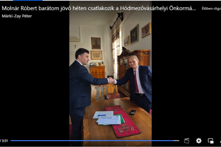 Molnár Róbert volt kübekházi polgámester a vásárhelyi kabinet munkatársa lesz