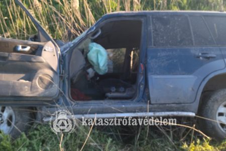 Mentőhelikoptert is riasztottak a békéssámsoni balesethez